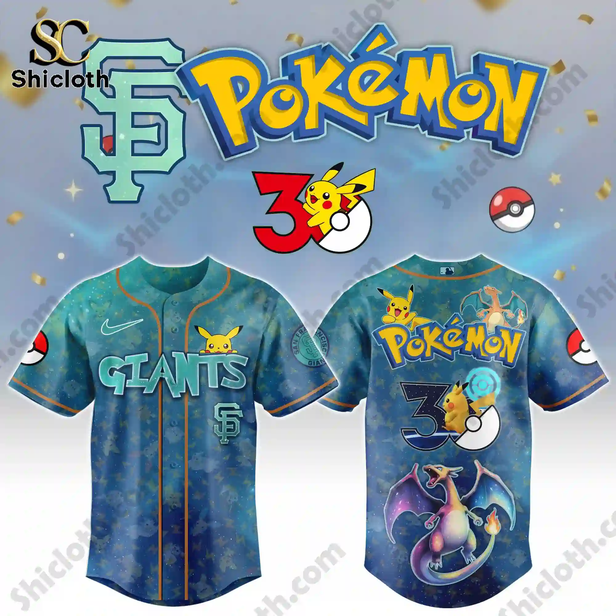 All Team MLB x Pokémon Day Baseball Jersey 2026 9 All Team MLB x Pokémon Day Baseball Jersey 2026 - Image 9