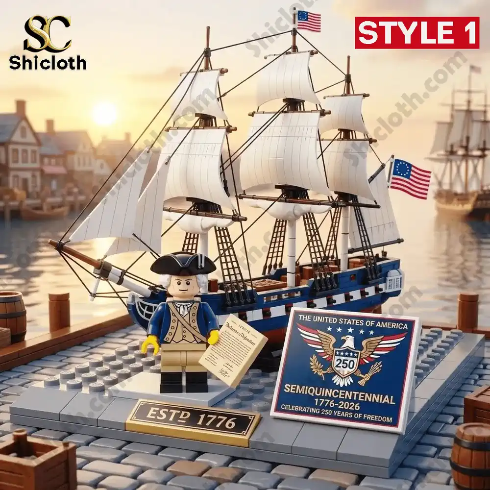 Alternative view of American Independence 250th Anniversary Building Block Set(1776-2026）