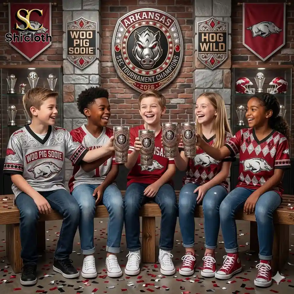 Arkansas Razorbacks 2026 Sec Champions Commemorative Yeti Tumbler