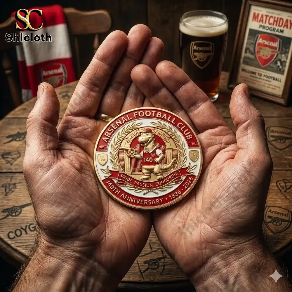 Arsenal Gunnersaurus 140th Anniversary Commemorative Coin