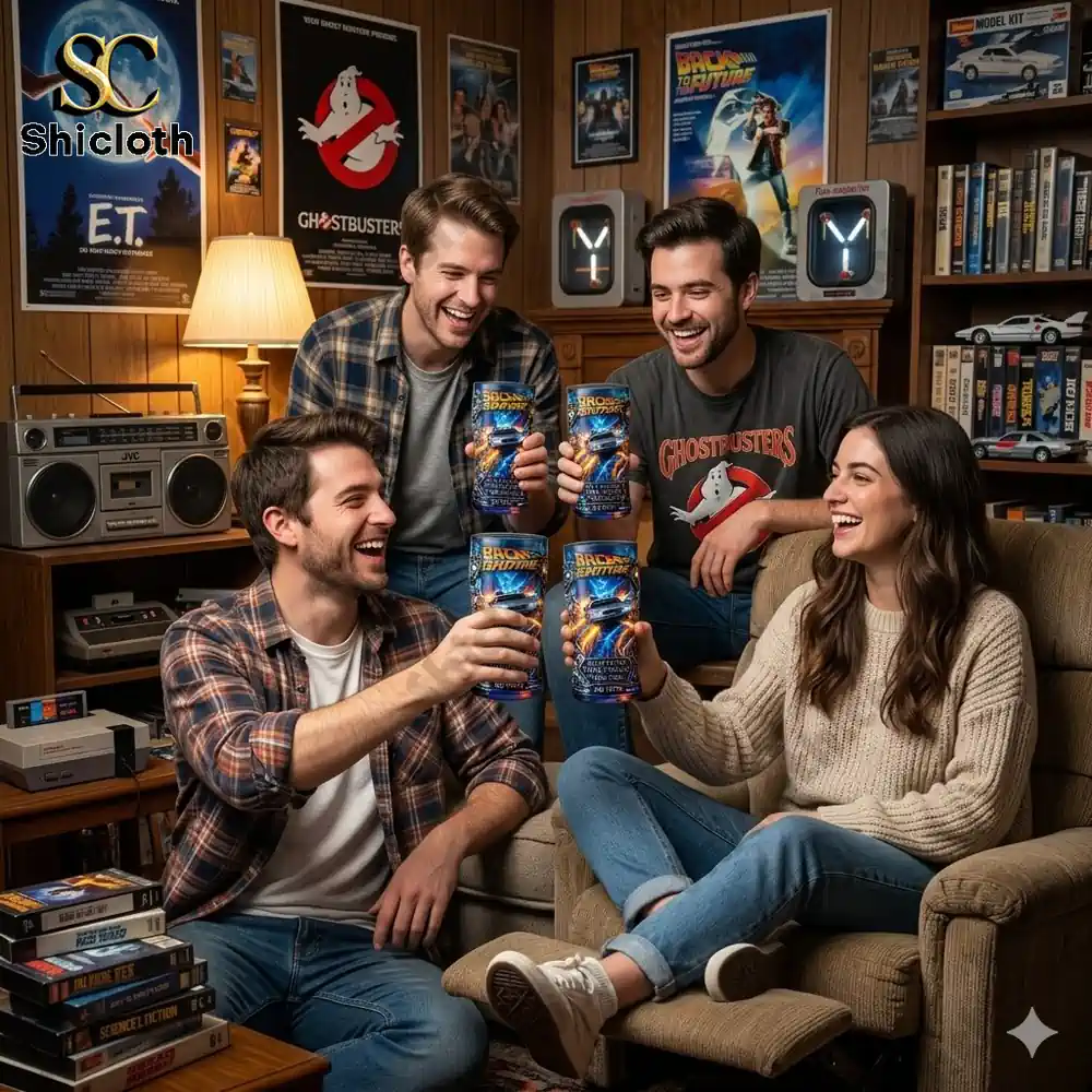 Back to the Future 1985?2026 41st Anniversary 3D Relief Pint Glass