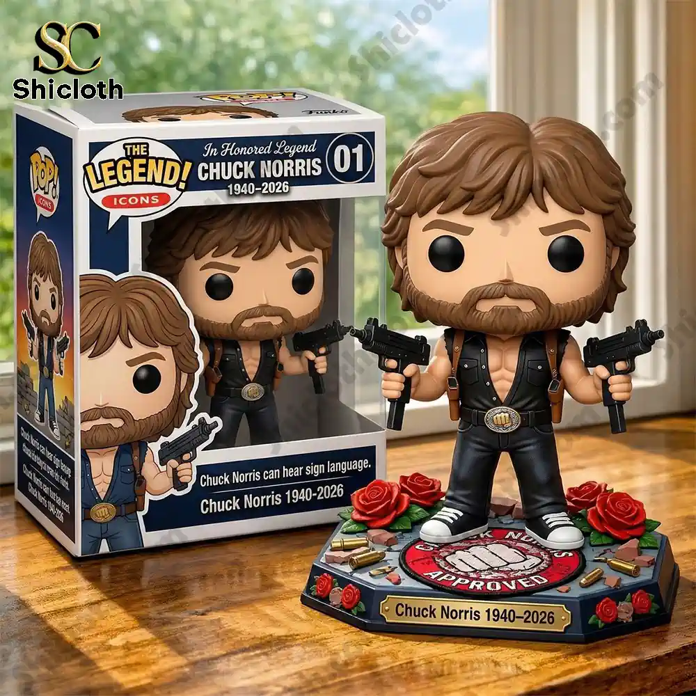 Alternative view of Chuck Norris Legend Icon 2026 Memorial Tribute Pop Figure
