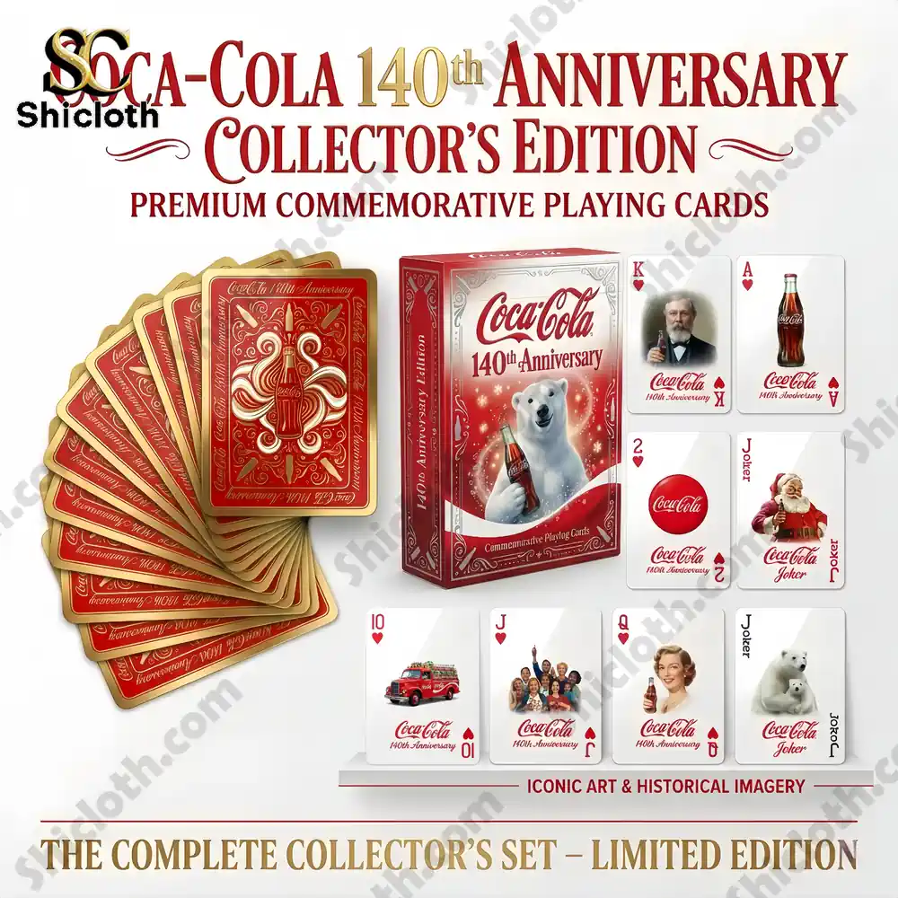 Coca-Cola 140th Anniversary Commemorative Playing Cards