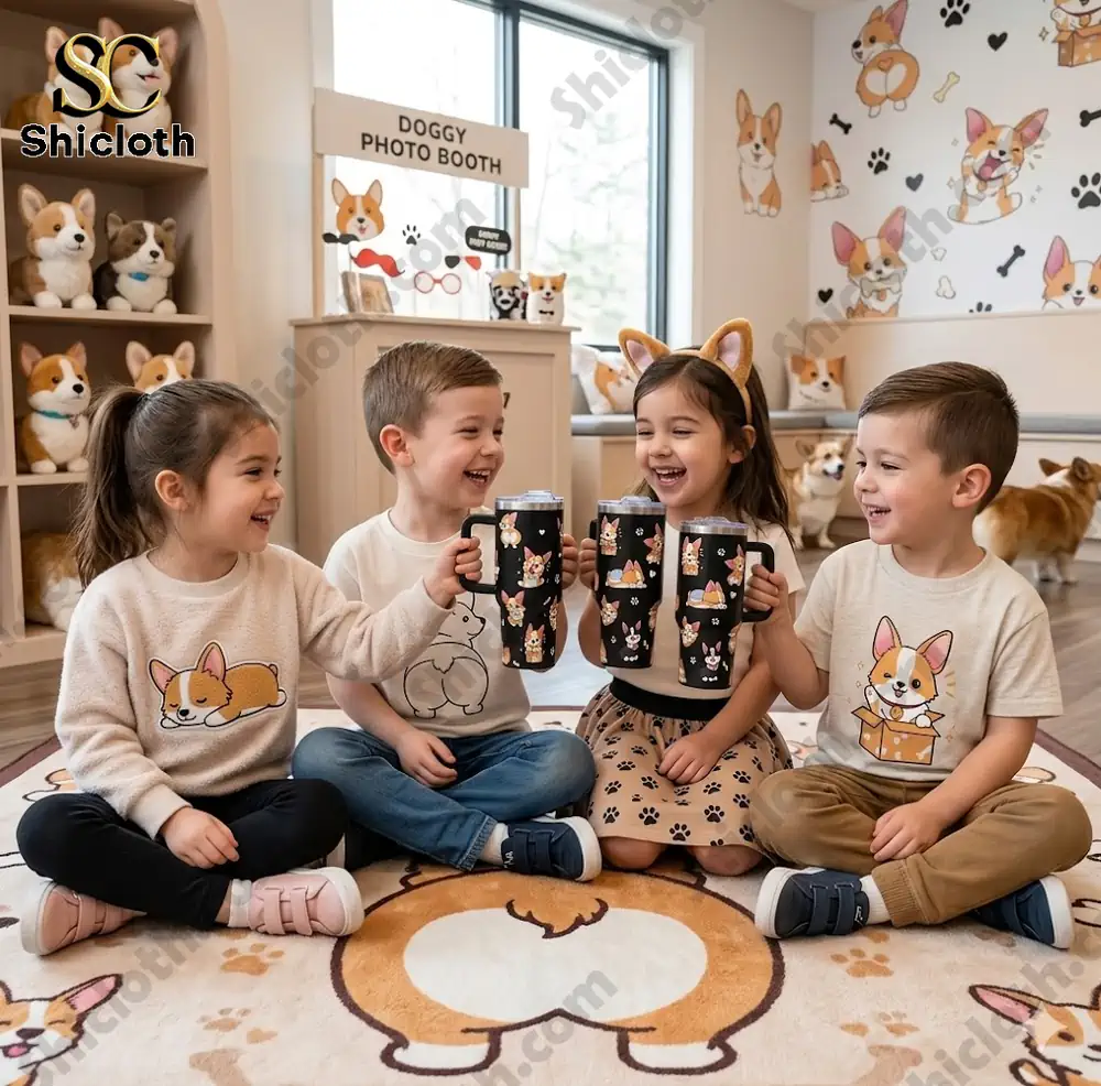 Corgi 40oz Tumbler With Handle