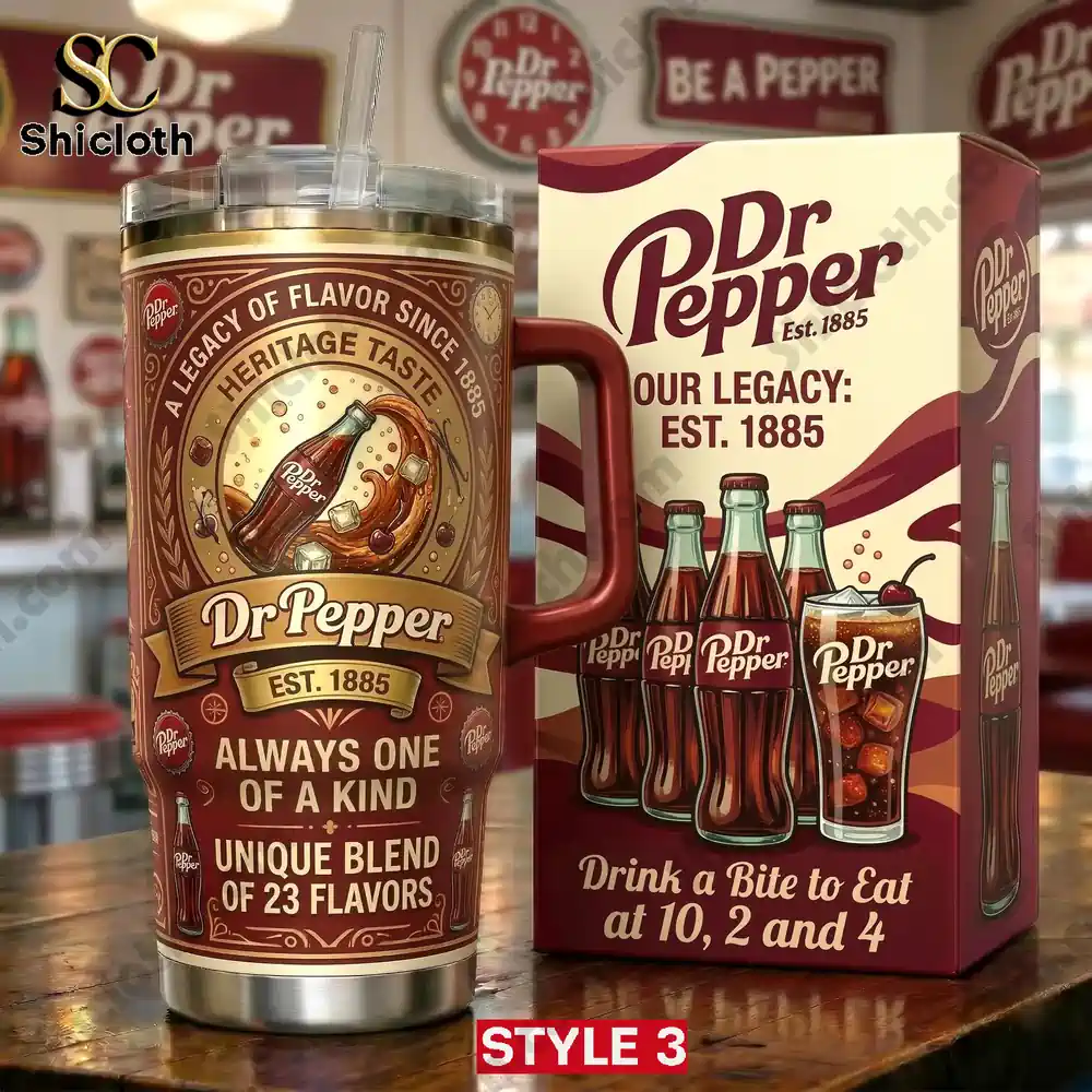 Alternative view of Dr Pepper 141ST Anniversary Insulated Tumbler