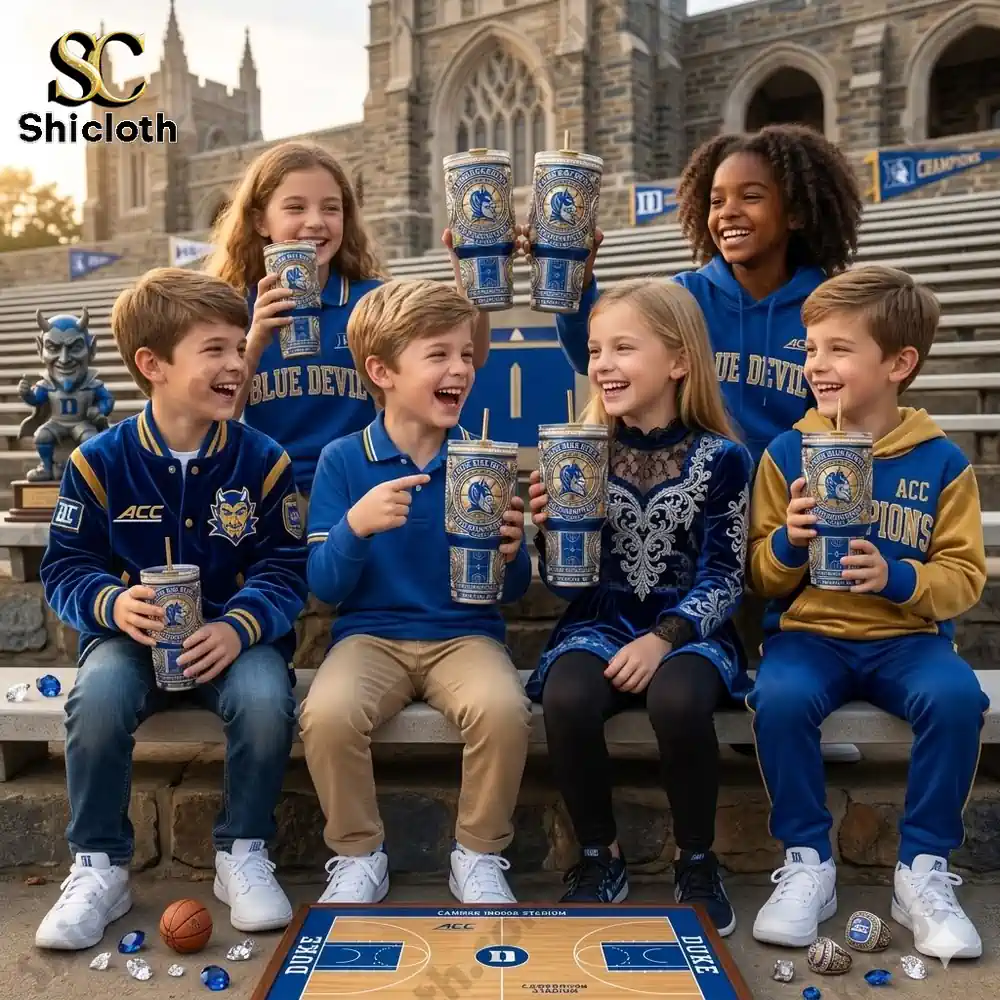 Duke Blue Devils ACC Champions 2026 40oz Tumbler With Handle