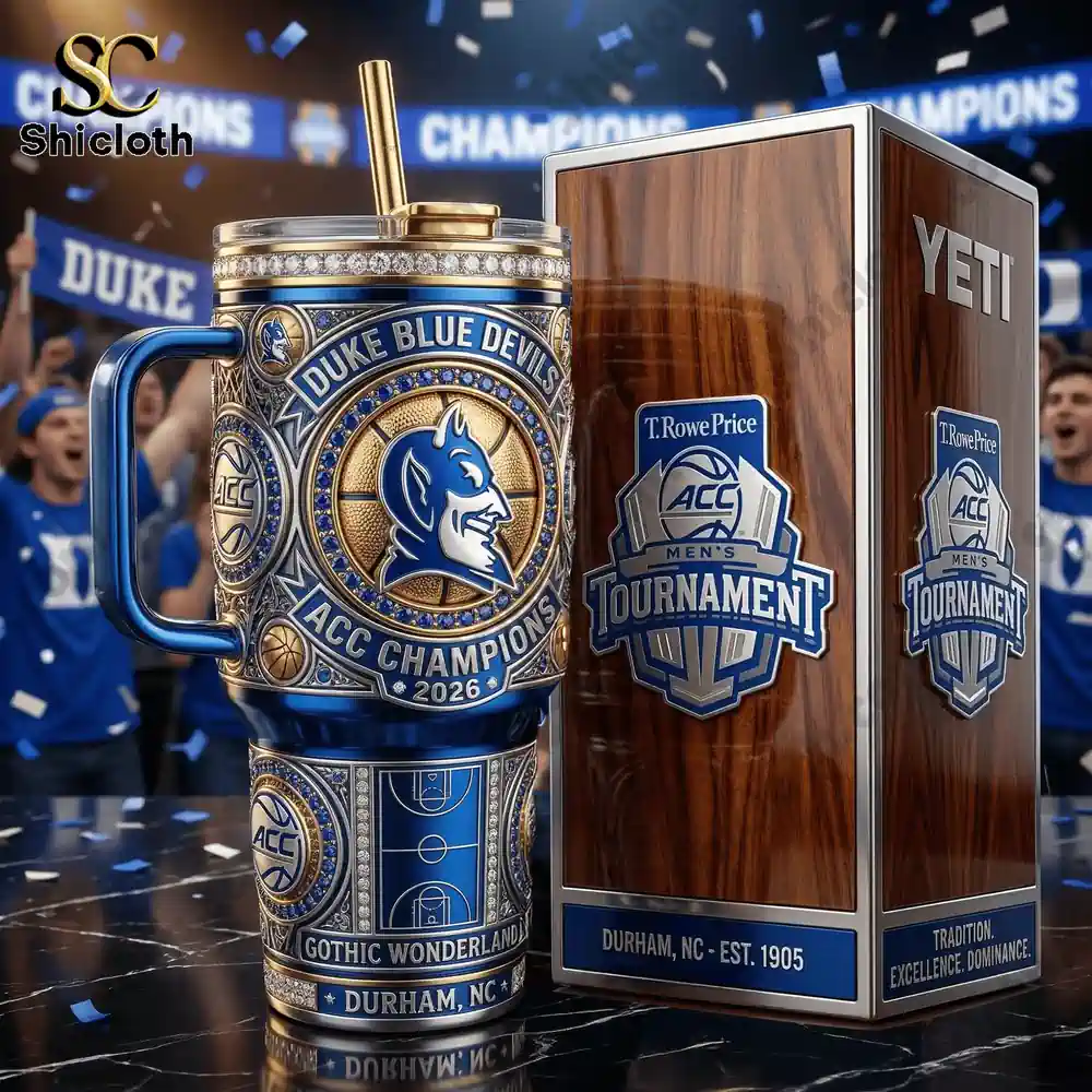 Alternative view of Duke Blue Devils ACC Champions 2026 40oz Tumbler With Handle