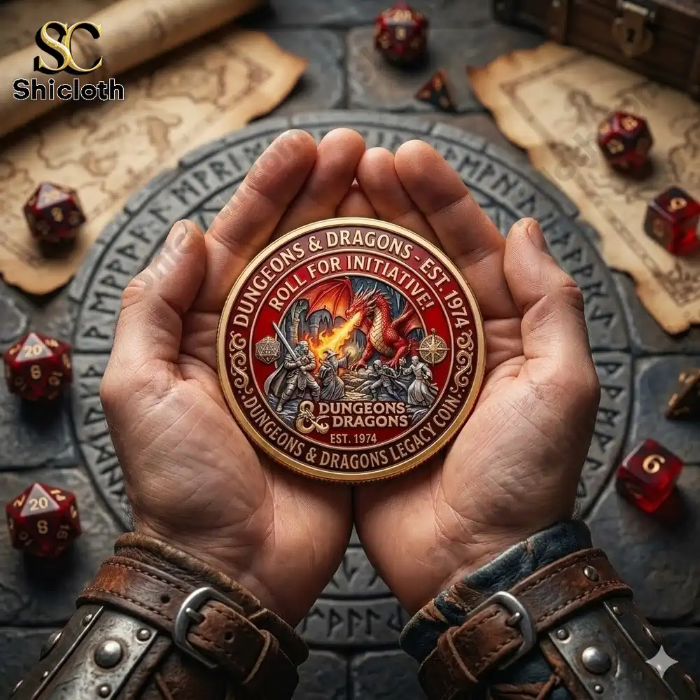 Dungeons & Dragons Roll For Initiative Legacy Coin