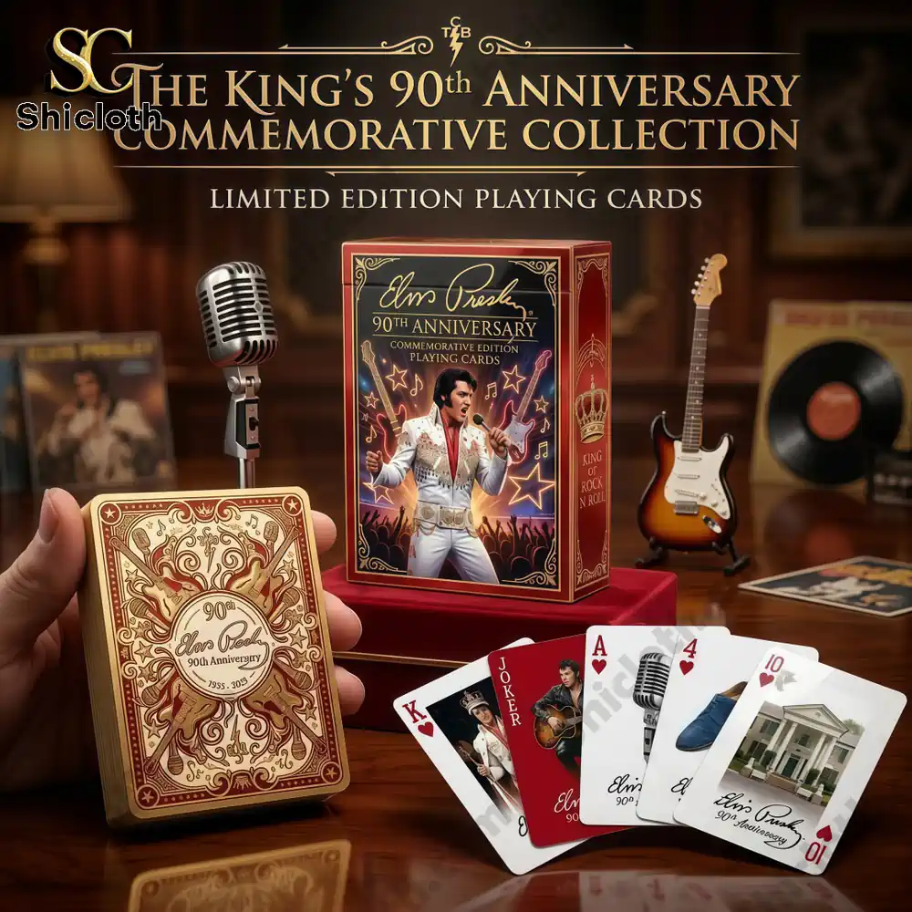 Elvis Presley 90th Anniversary Commemorative Playing Cards