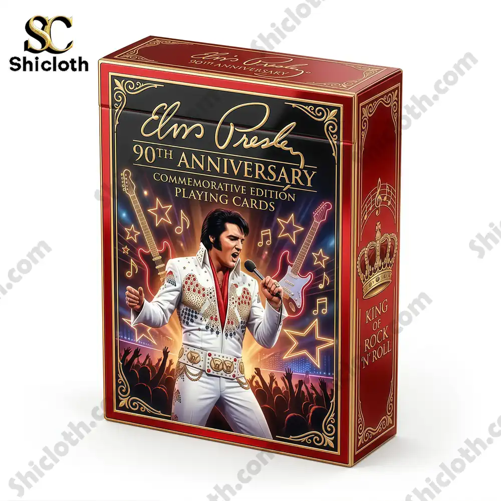 Alternative view of Elvis Presley 90th Anniversary Commemorative Playing Cards