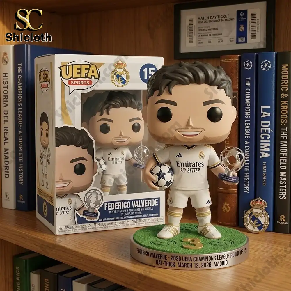 Alternative view of Federico Valverde 2026 UEFA Champions League Hat-Trick Commemorative Pop! Figure
