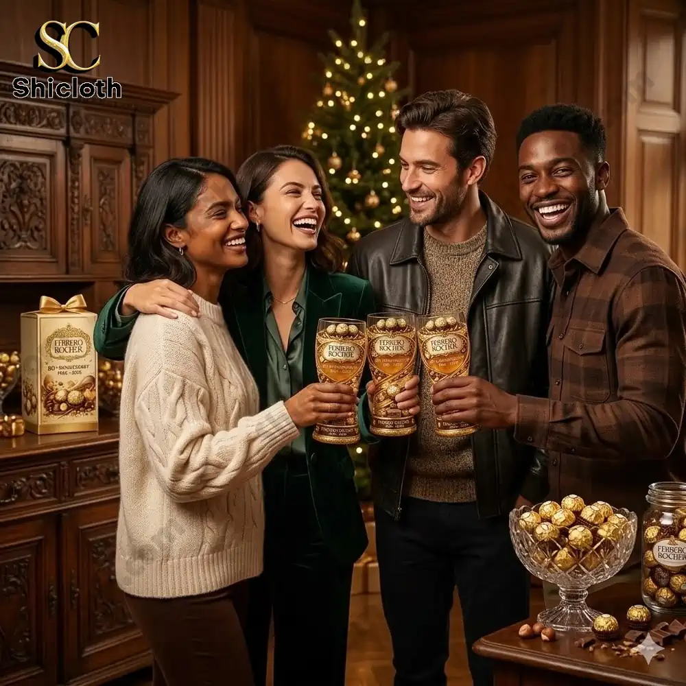 Ferrero 1946?2026 80th Anniversary 3D Relief Pint Glass