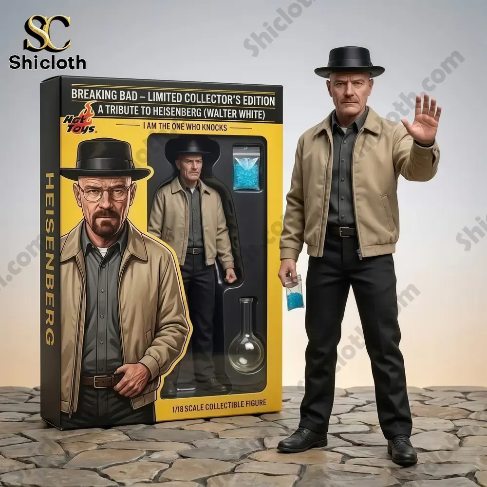 Heisenberg collectible figure in display box with accessories!