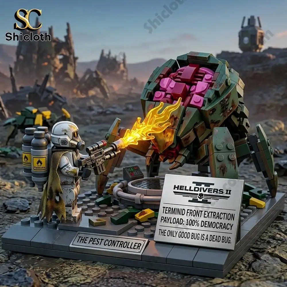 Alternative view of Helldivers Ii Frontline Combat Collectors Building Block Brick 2026