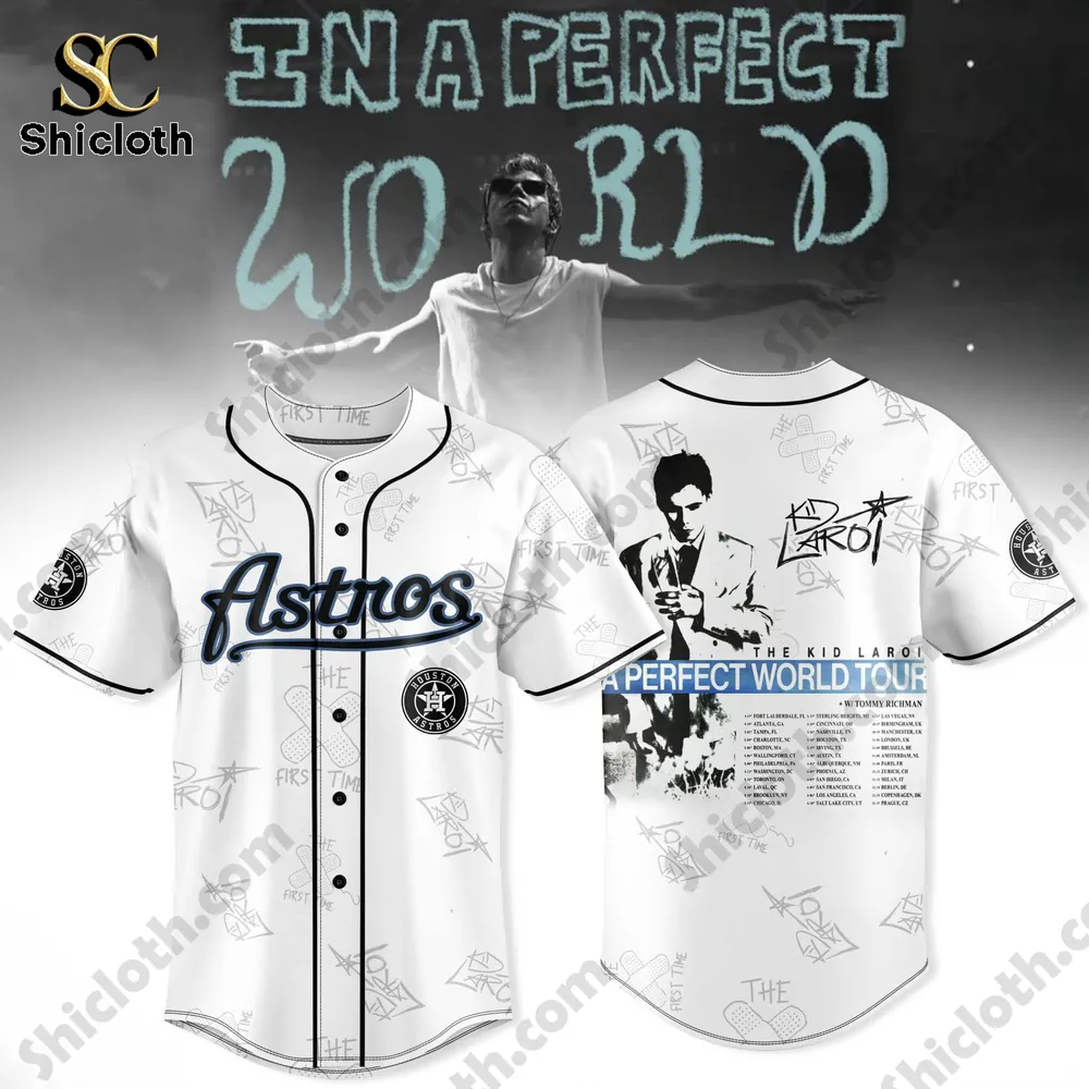 Houston Astros xThe Kid LAROI A Perfect World Tour Jersey 2026