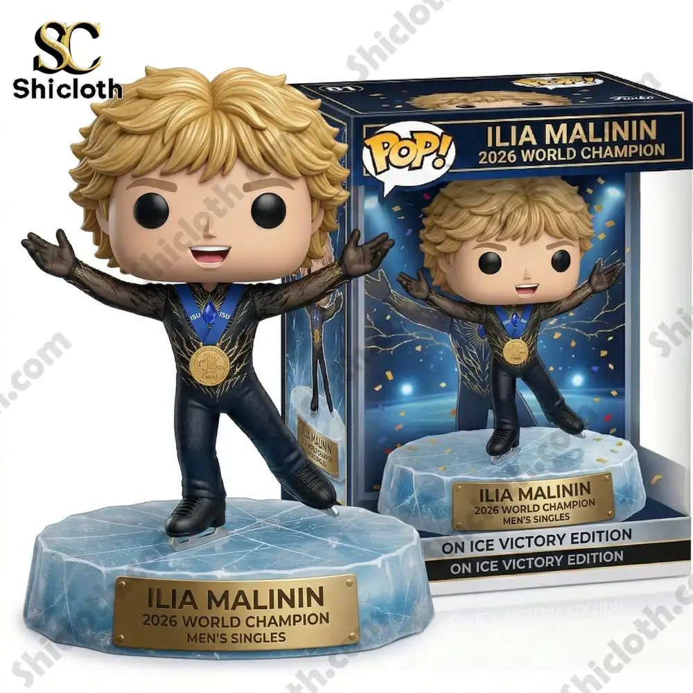 Alternative view of Ilia Malinin 2026 World Champion Men's Singles Pop! Figure