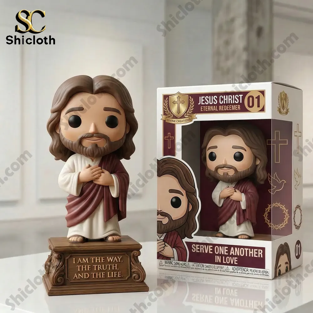 Alternative view of Jesus Christ Eternal Redeemer Figure