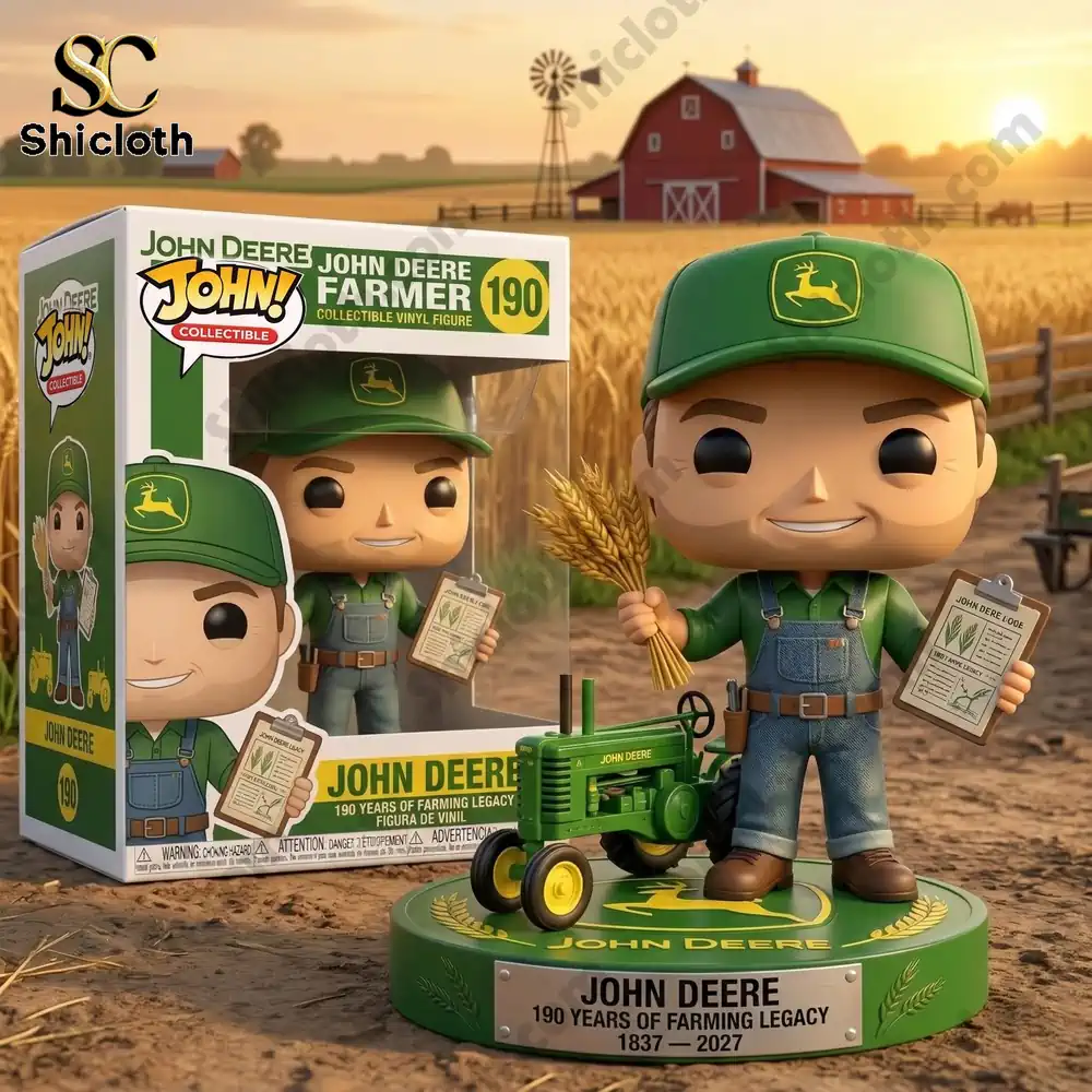 John Deere Farmer 190th Anniversary Collectible Vinyl Figure