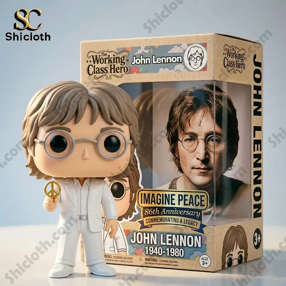 Alternative view of John Lennon Imagine Peace 86th Anniversary Collector Edition Pop! Figure