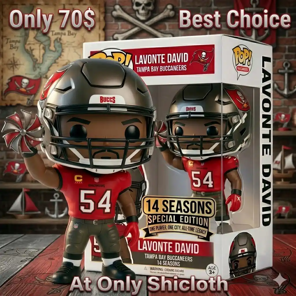 Lavonte David Buccaneers special edition figure with product box!