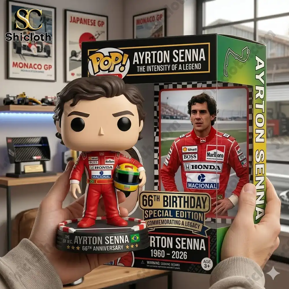 Legend Formula 1 Ayrton Senna 66th Birthday Funko Pop! Figure