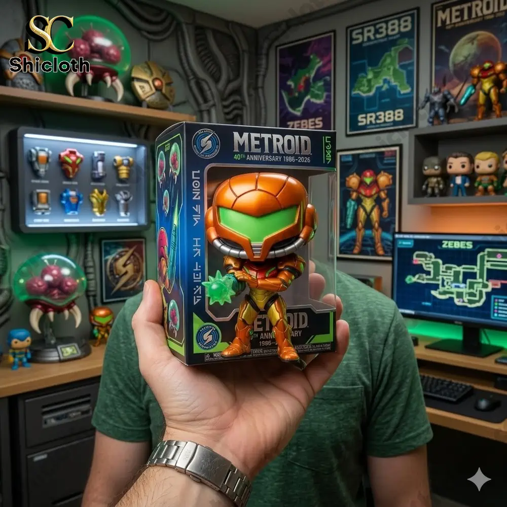 Metroid 40th Anniversary Samus Aran Galactic Hunter Collector Pop! Figure