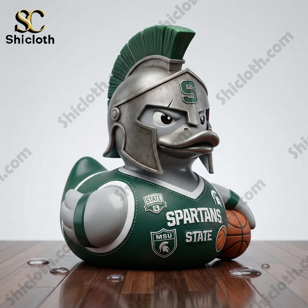 Alternative view of Michigan State Spartans Resin Duck