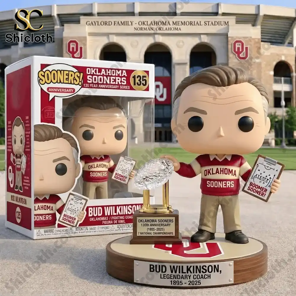 Alternative view of Oklahoma Sooners 130th Anniversary Commemorative Doll