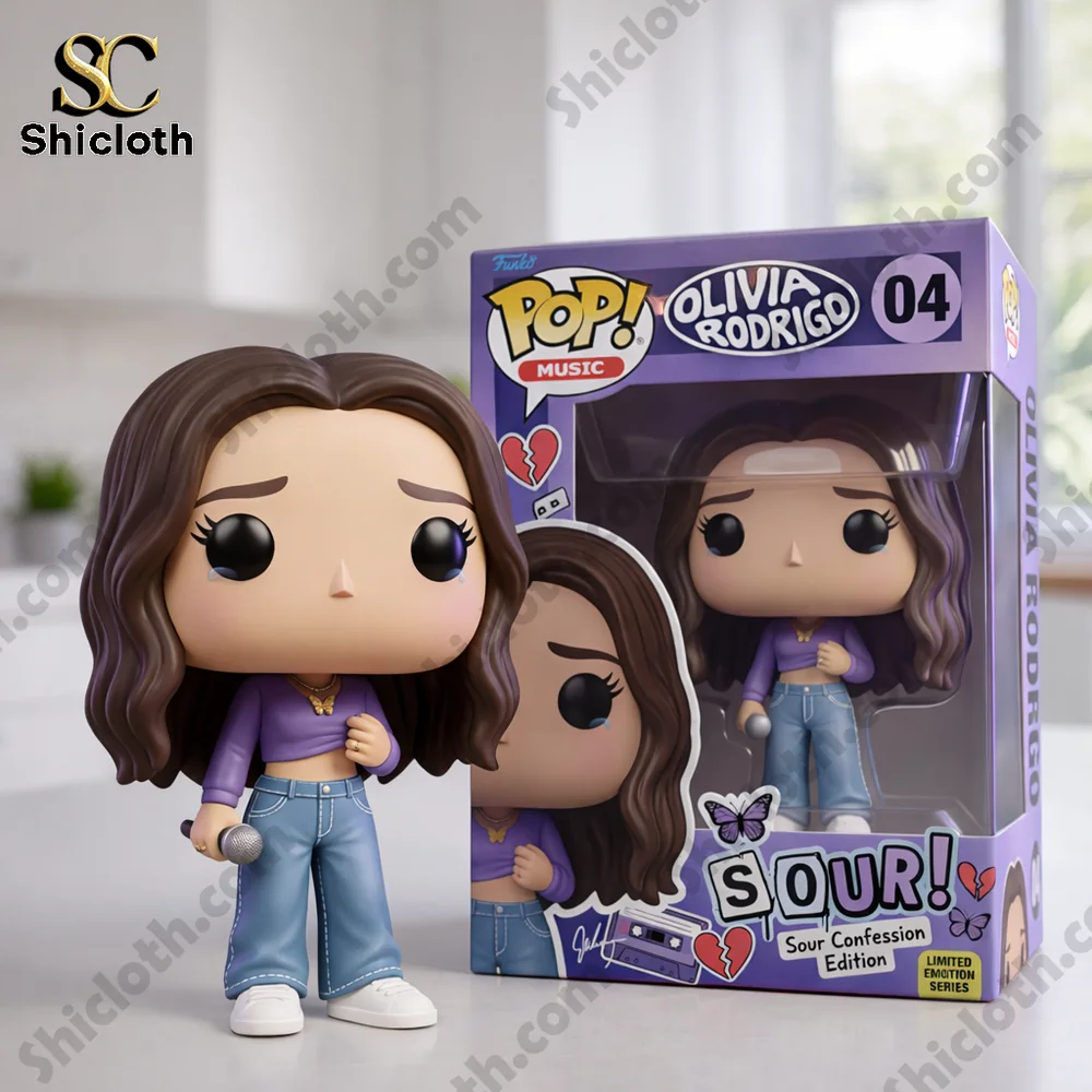 Olivia Rodrigo Sour Confession Edition Pop! Figure 6 Singer style vinyl figure with simple display box clean background!