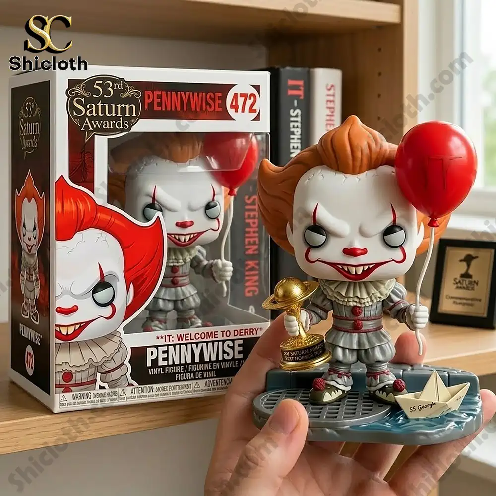 Alternative view of Pennywise Welcome to Derry 53rd Saturn Awards Pop! Figure