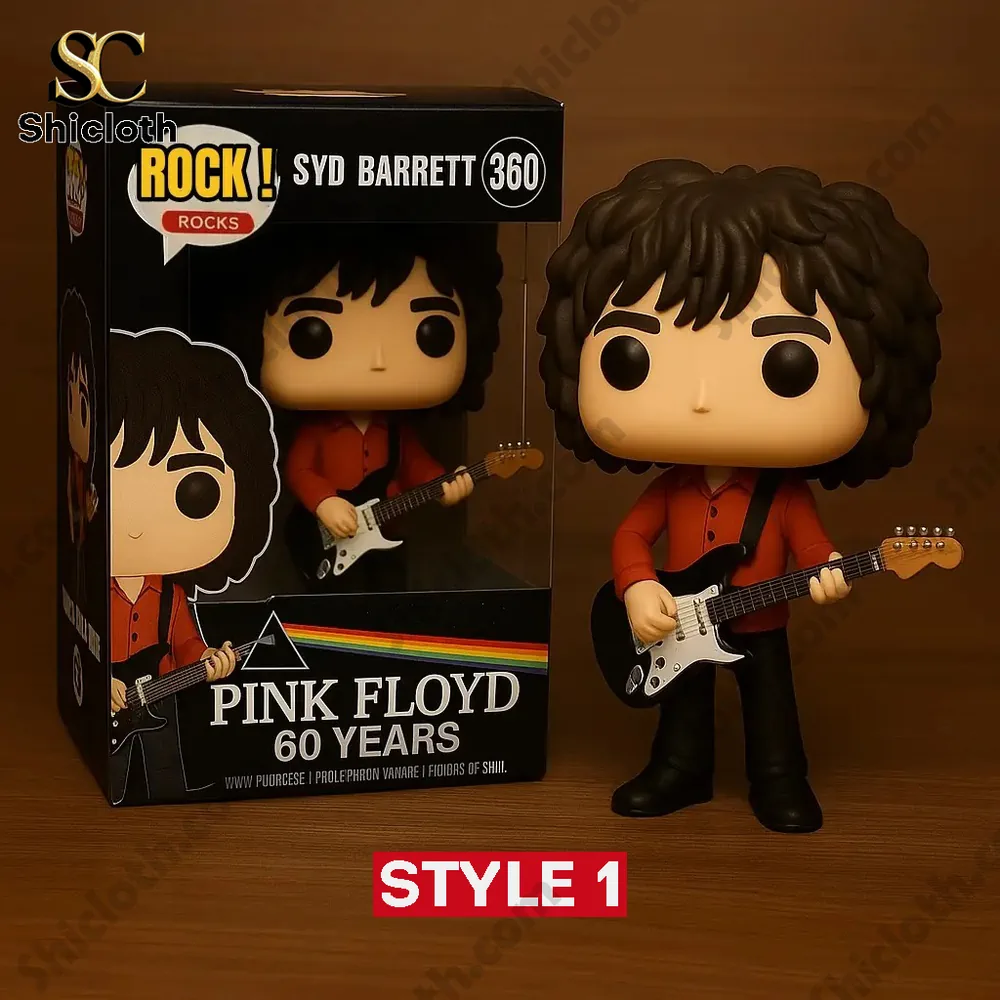 Philadelphia Phillies Chase Utley Wall Of Fame Inductee 2026 Pop! Figure 6 Syd Barrett guitar figure Pink Floyd 60 years Shicloth collectible rock music display!