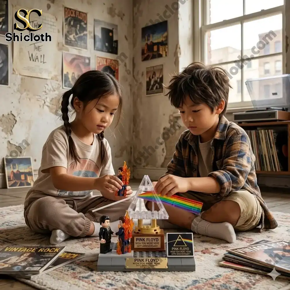 Pink Floyd Wish You Were Here 50th Anniversary Building Set