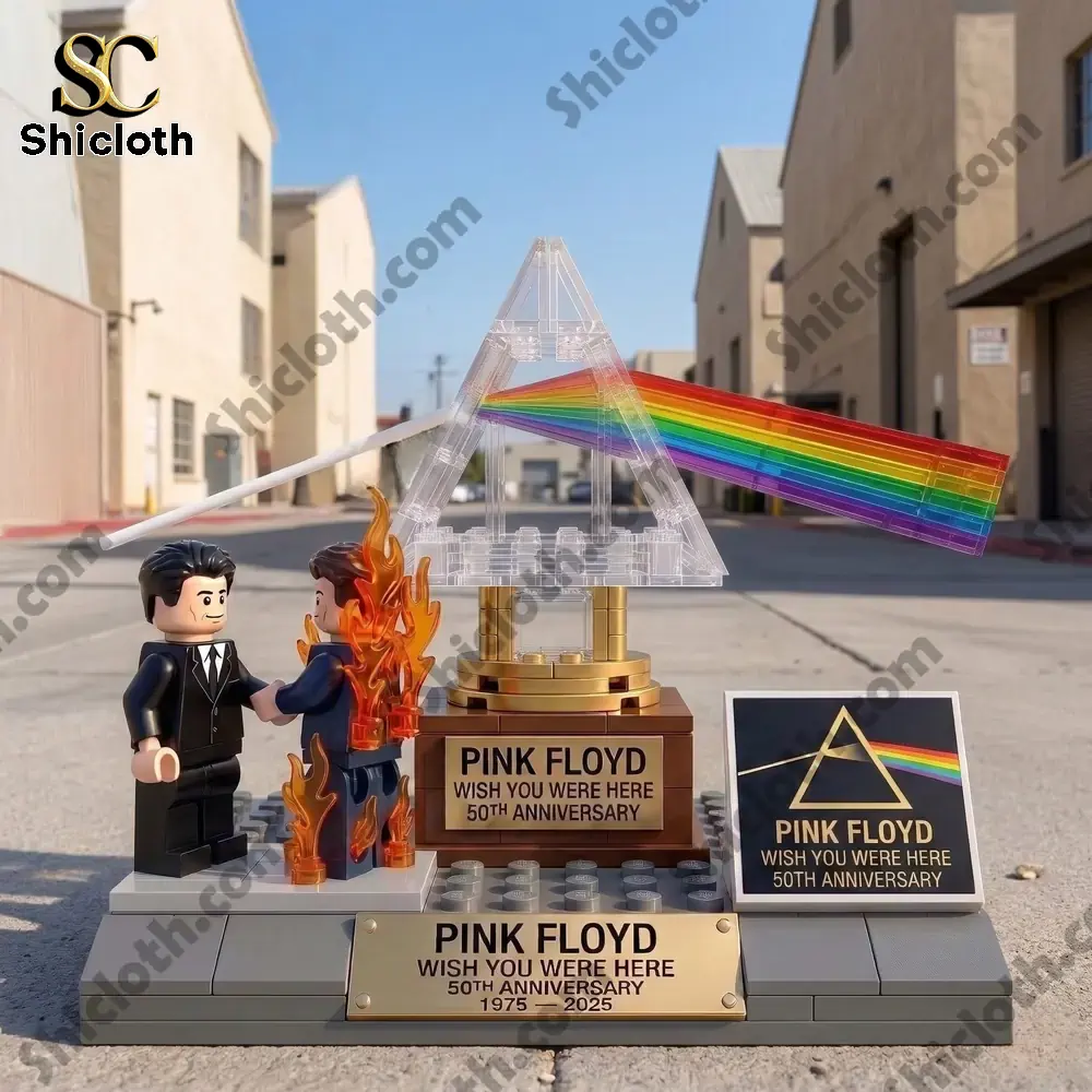 Alternative view of Pink Floyd Wish You Were Here 50th Anniversary Building Set