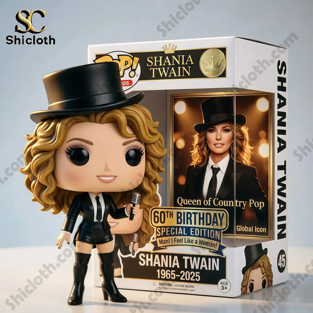 Alternative view of Rocks Shania Twain 60th Birthday Funko Pop! Figure