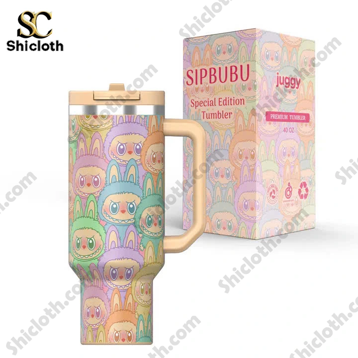 SIPBUBU Special Edition Juggy 40oz Tumbler with matching box by Shicloth!