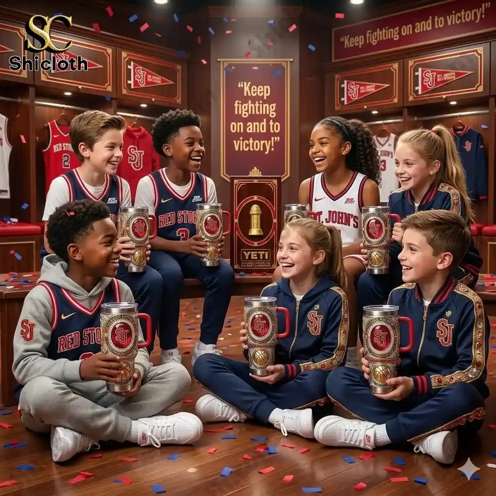 St. John's Red Big East Tournament Champions 2026 40oz Tumbler With Handle