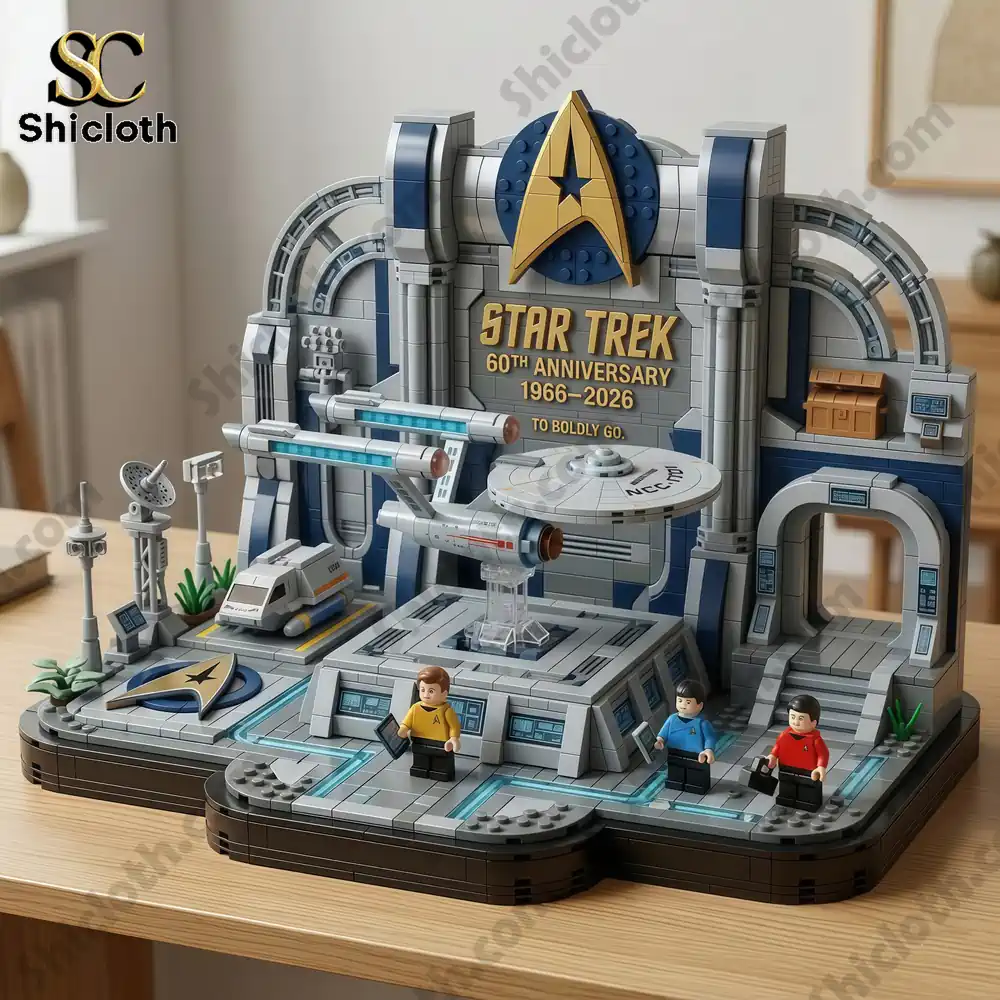 Alternative view of Star Trek 60th Anniversary Building Block Set
