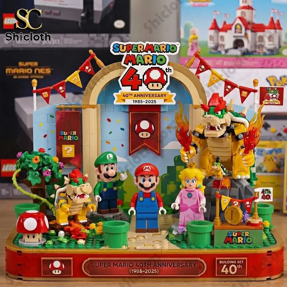 Alternative view of Super Mario The Mighty Bowser 40th Anniversary Building Brick Set