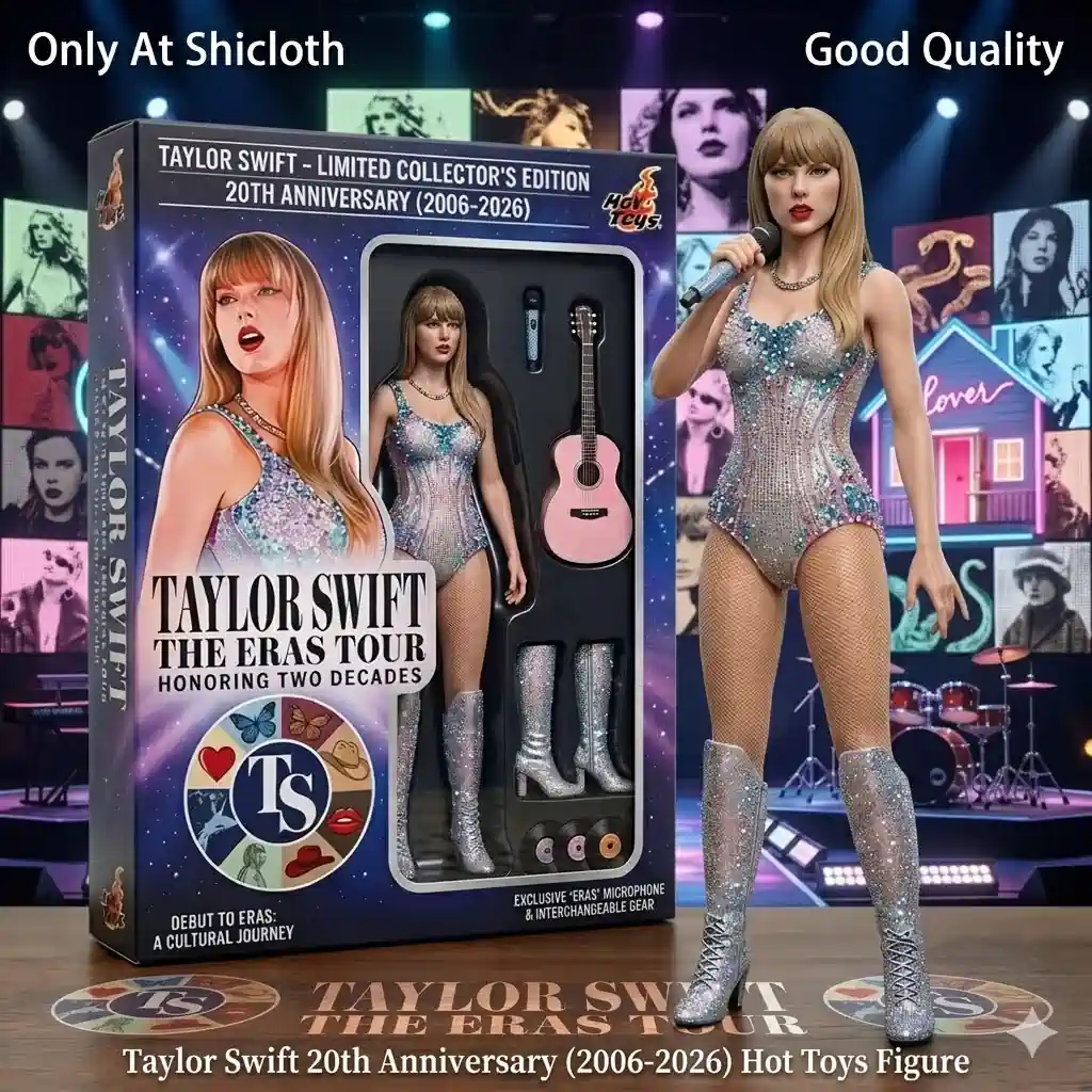 Taylor Swift collectible figure with display box and stage background!