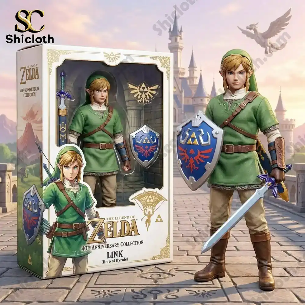 AC/DC 53rd Anniversary Commemorative Figure 41 Link figure with sword and shield in anniversary box!