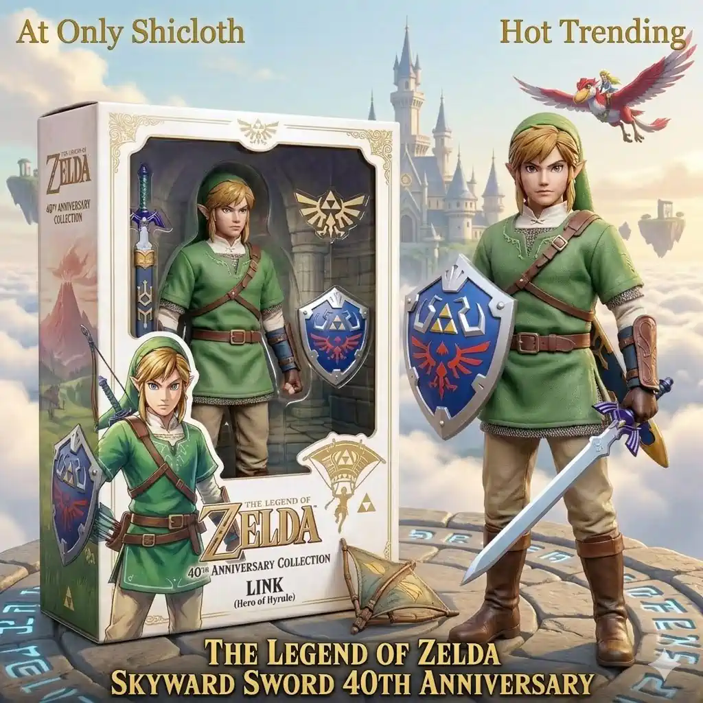 Alternative view of The Legend of Zelda Skyward Sword 40th Anniversary Pop! Figure