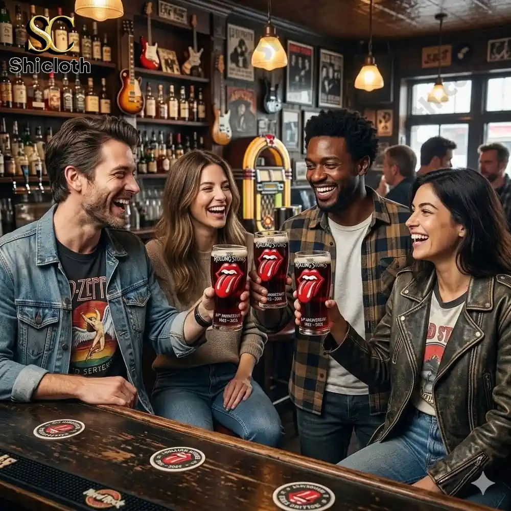 The Rolling Stones 64th Anniversary Heritage Glass