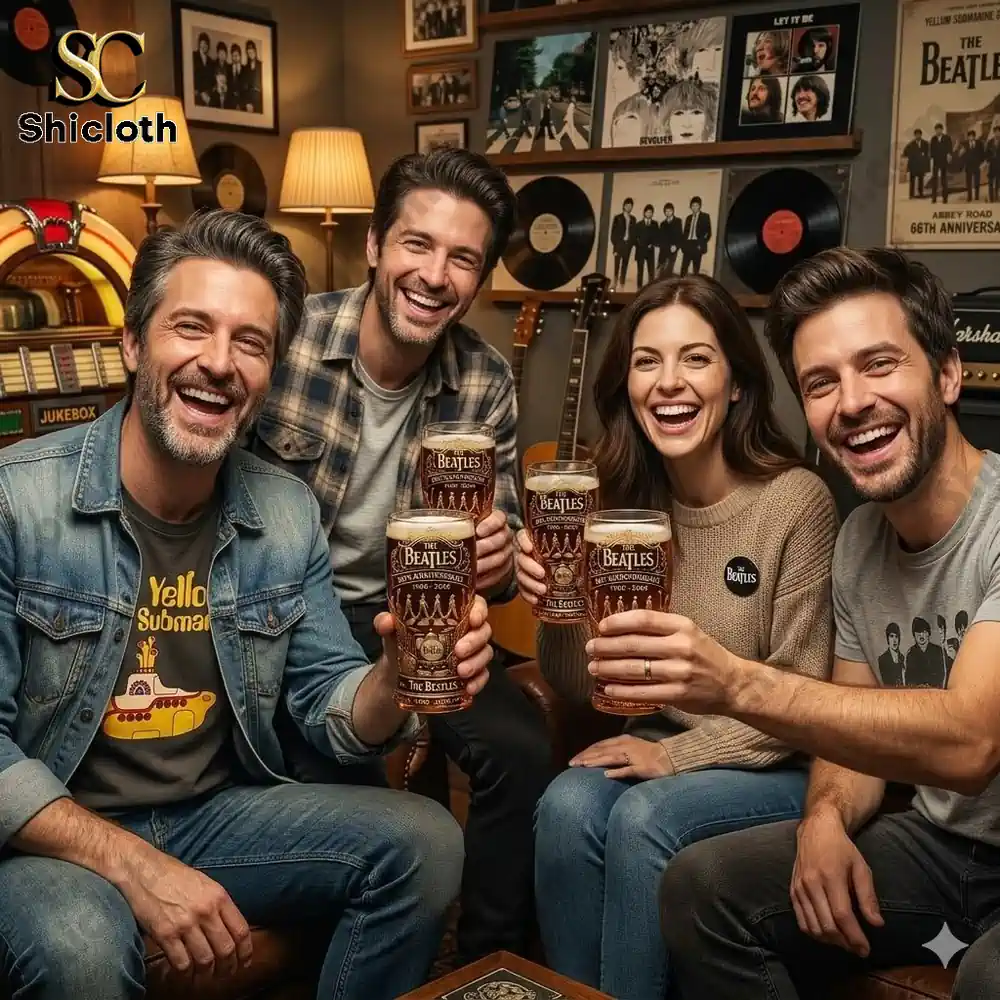 Timeless Music 1960-2026 66th Anniversary 3D Relief Pint Glass