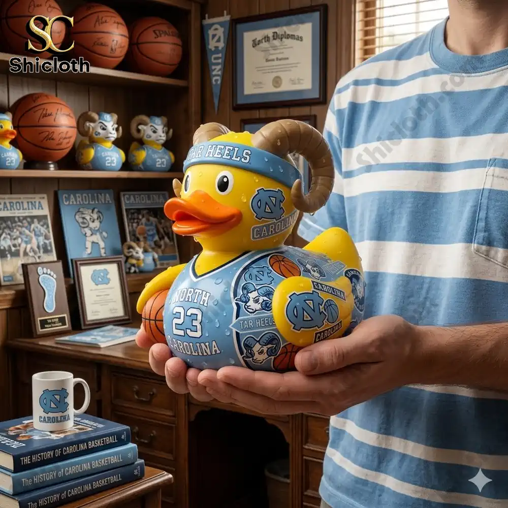 Unc Tar Heels Spirit Carolina Legacy Rubbler Duck