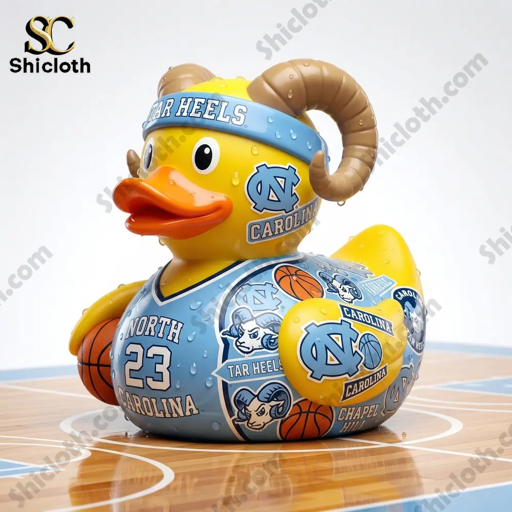Alternative view of Unc Tar Heels Spirit Carolina Legacy Rubbler Duck