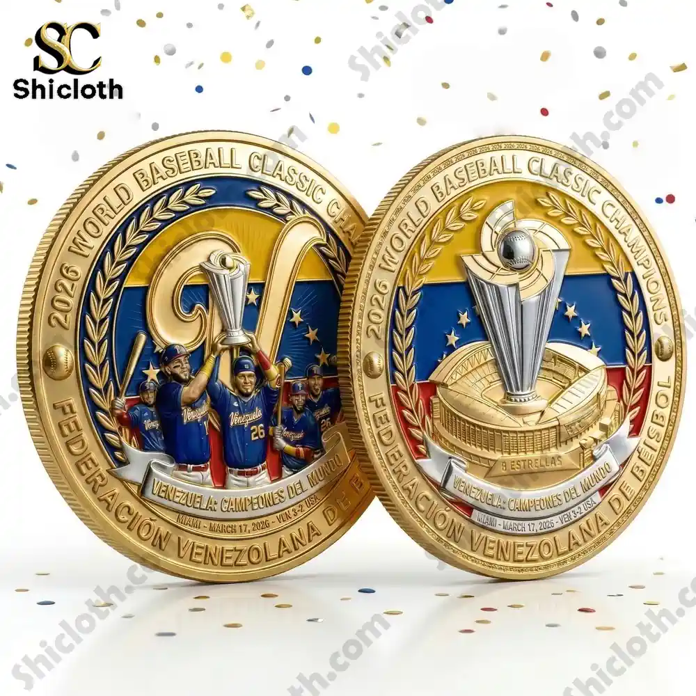 Alternative view of Venezuela Baseball WBC 2026 Champions Commemorative Coin