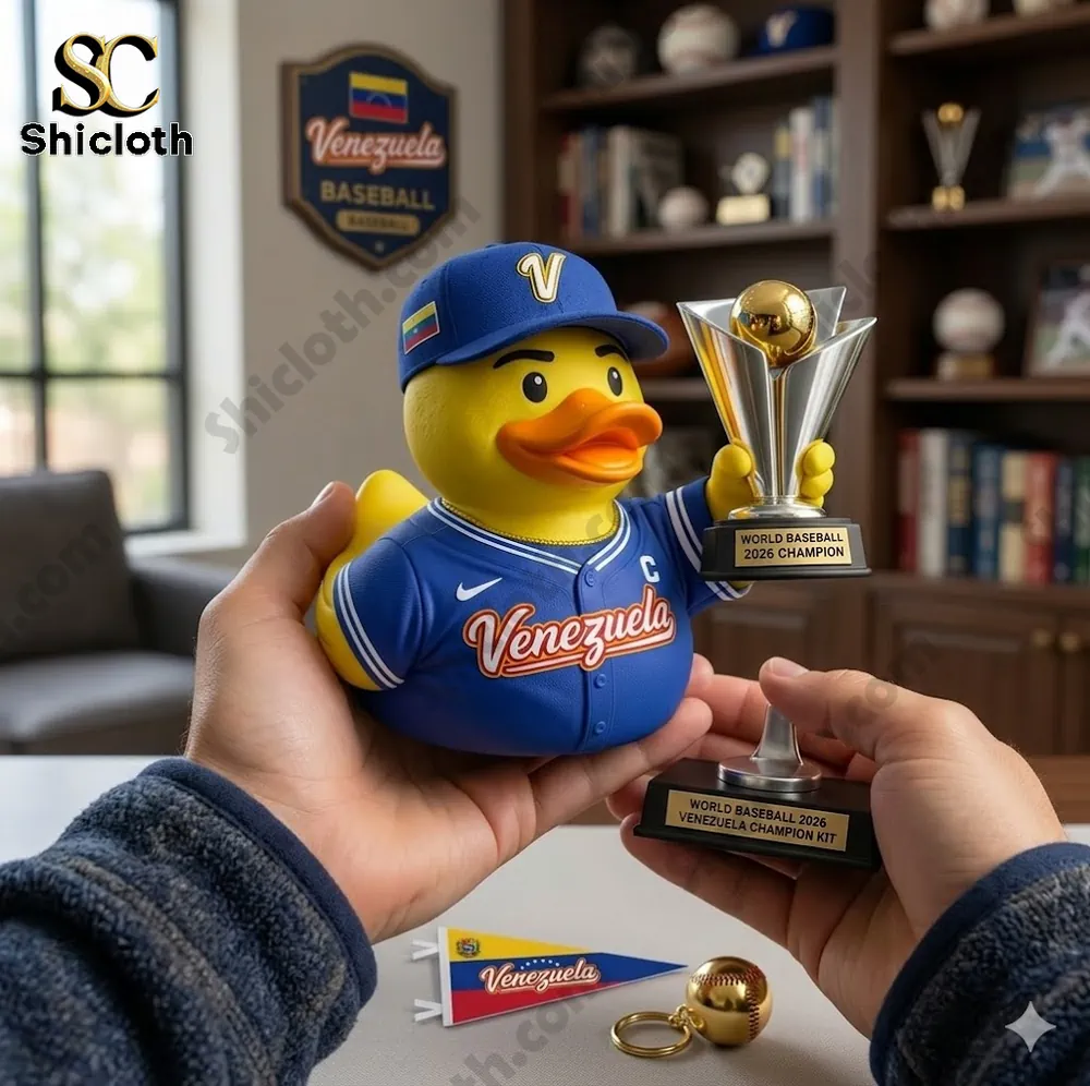 Venezuela WBC 2026 Champions Rubber Duck