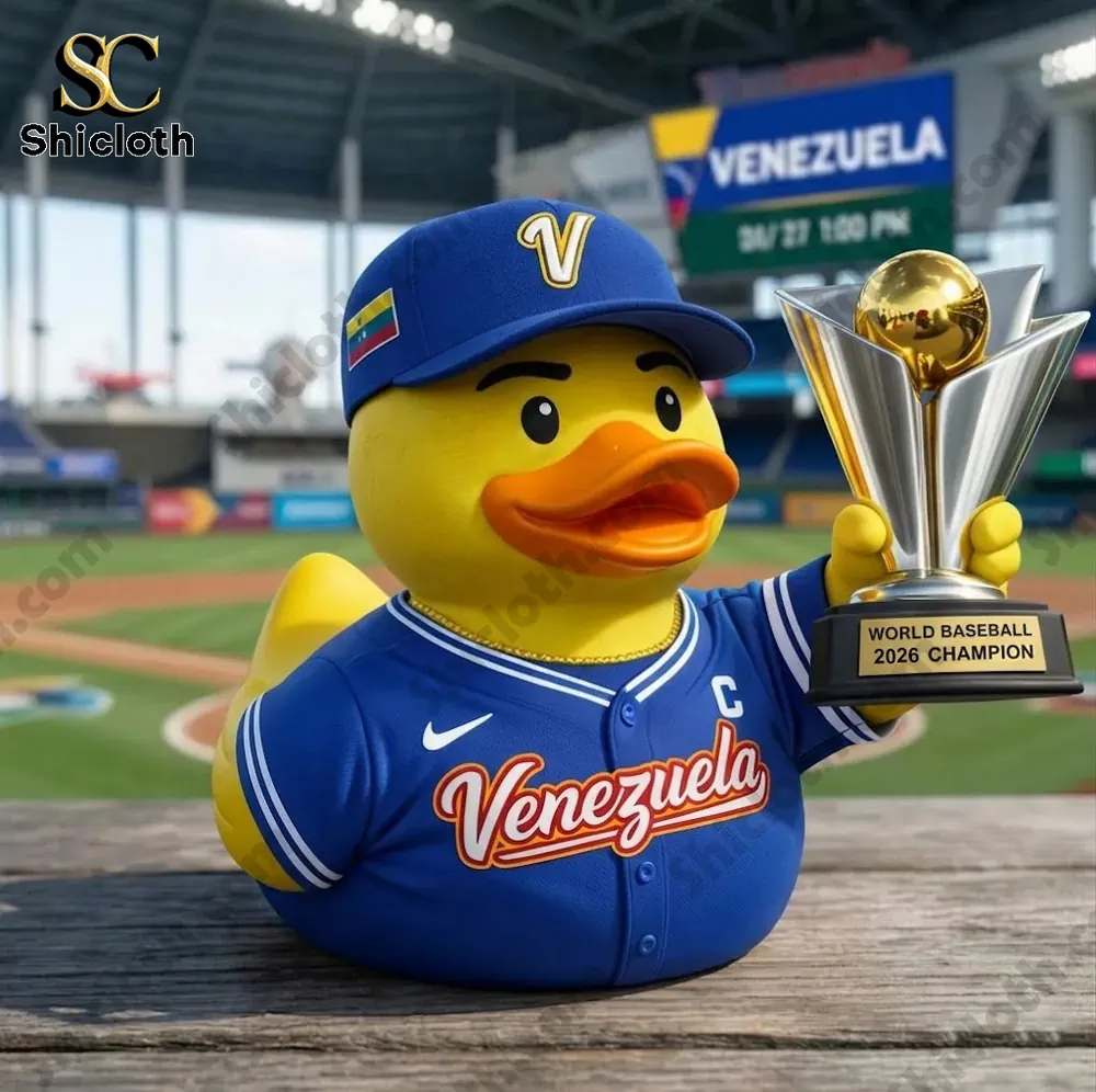 Alternative view of Venezuela WBC 2026 Champions Rubber Duck