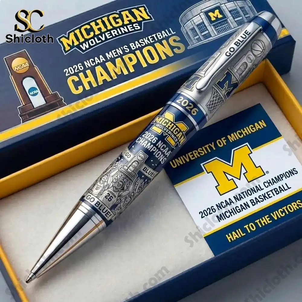 Alternative view of 2026 NCAA Champions Go Blue Michigan Wolverines Limited Pen
