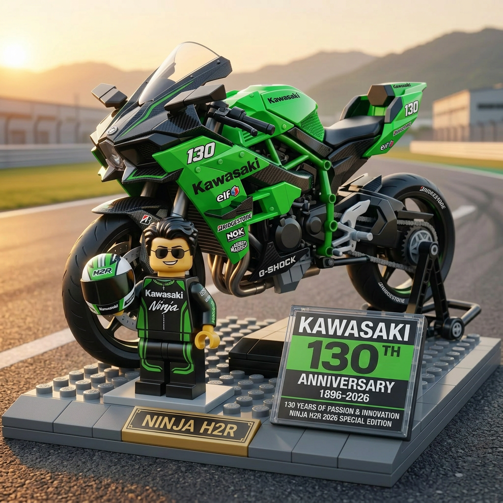 Kawasaki 130th Anniversary Building Brick